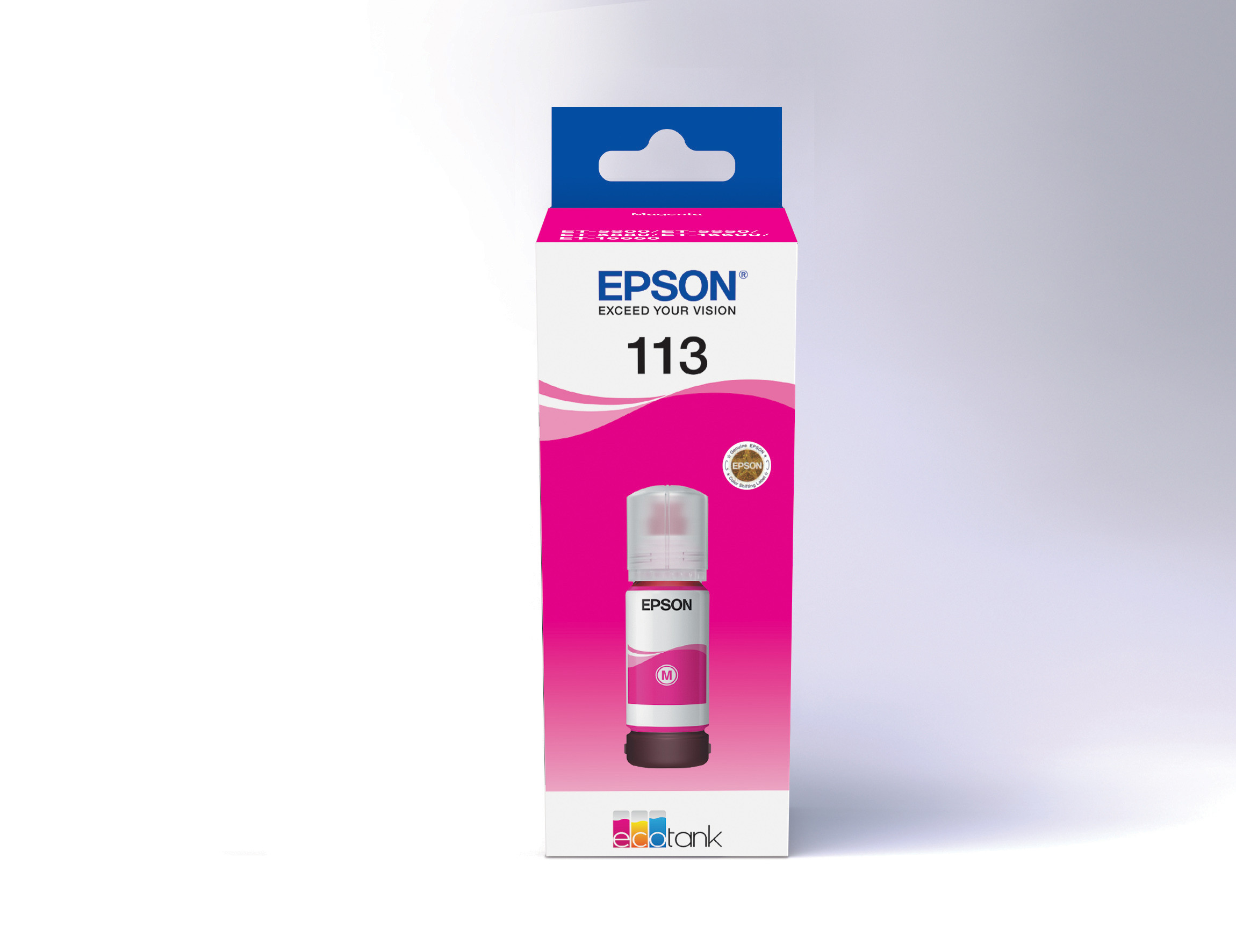 Epson 113 Bouteille d'encre originale EcoTank C13T06B340 70 ml - Magenta