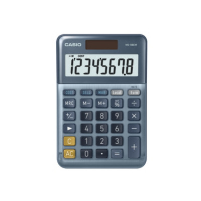 Casio MS-88EM Calculatrice de bureau solaire - 8 chiffres