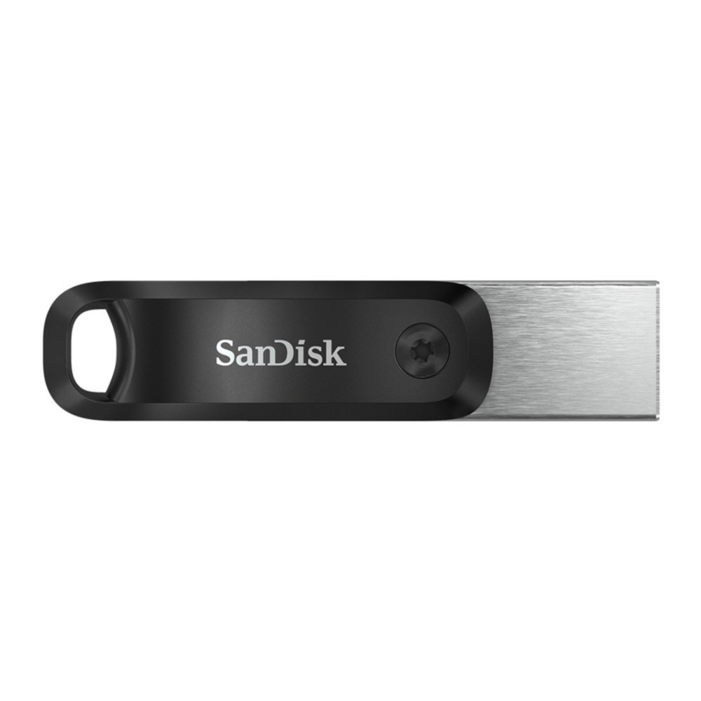 SanDisk Cl USB 3.0 Ixpand Go 64 GB avec connecteur Lightning - Argent/Noir
