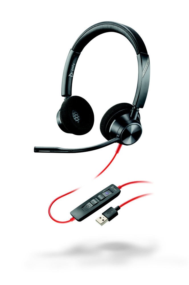 Poly Blackwire 3320 Duo Casque filaire USB-A