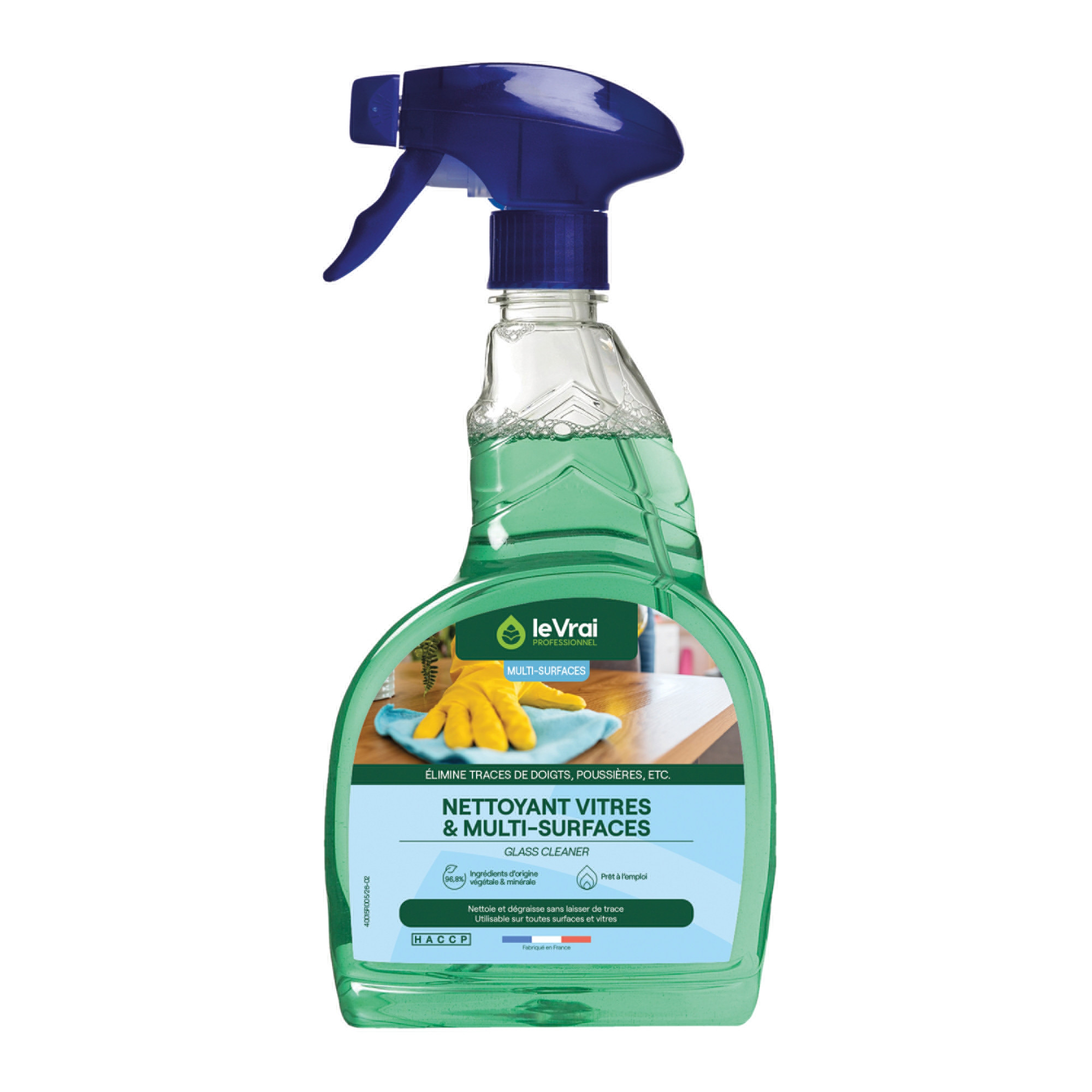 Nettoyant vitres et surfaces HACCP Le Vrai pin des Landes 750 ml