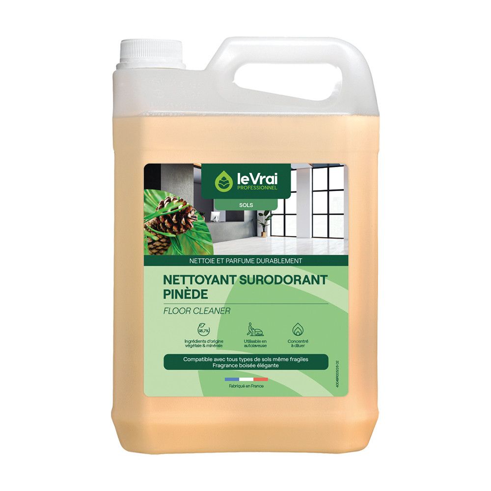 Nettoyant surodorant concentré Le Vrai Pinède 5 L