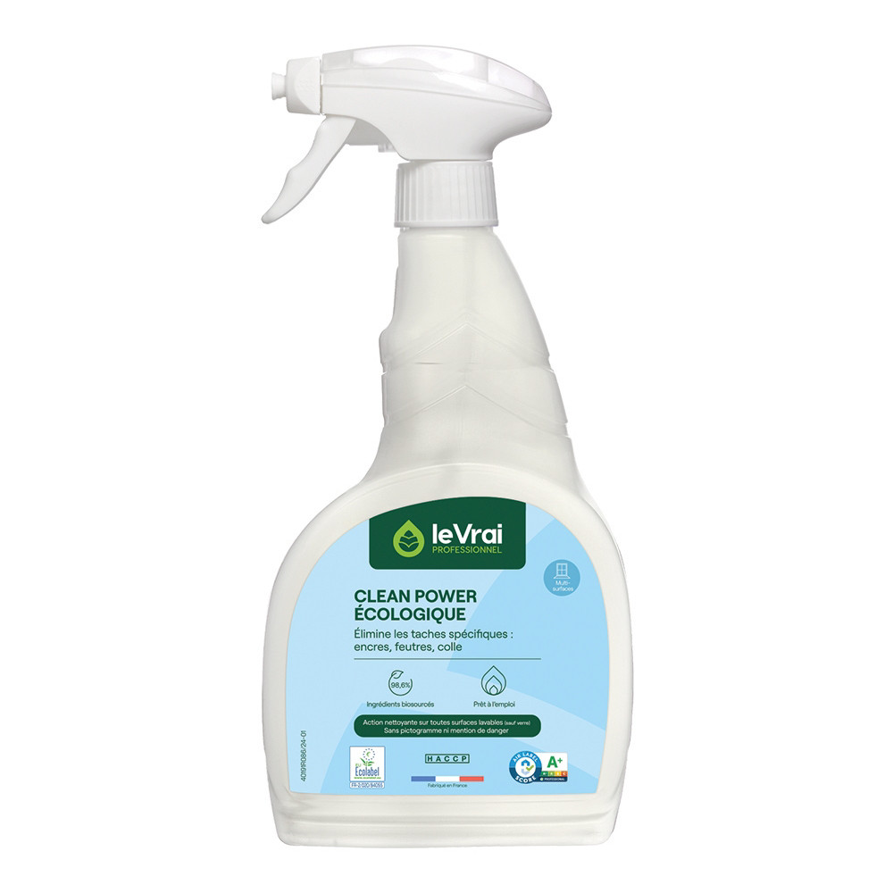 Nettoyant dégraissant ultra puissant Le Vrai Clean Power 750 ml