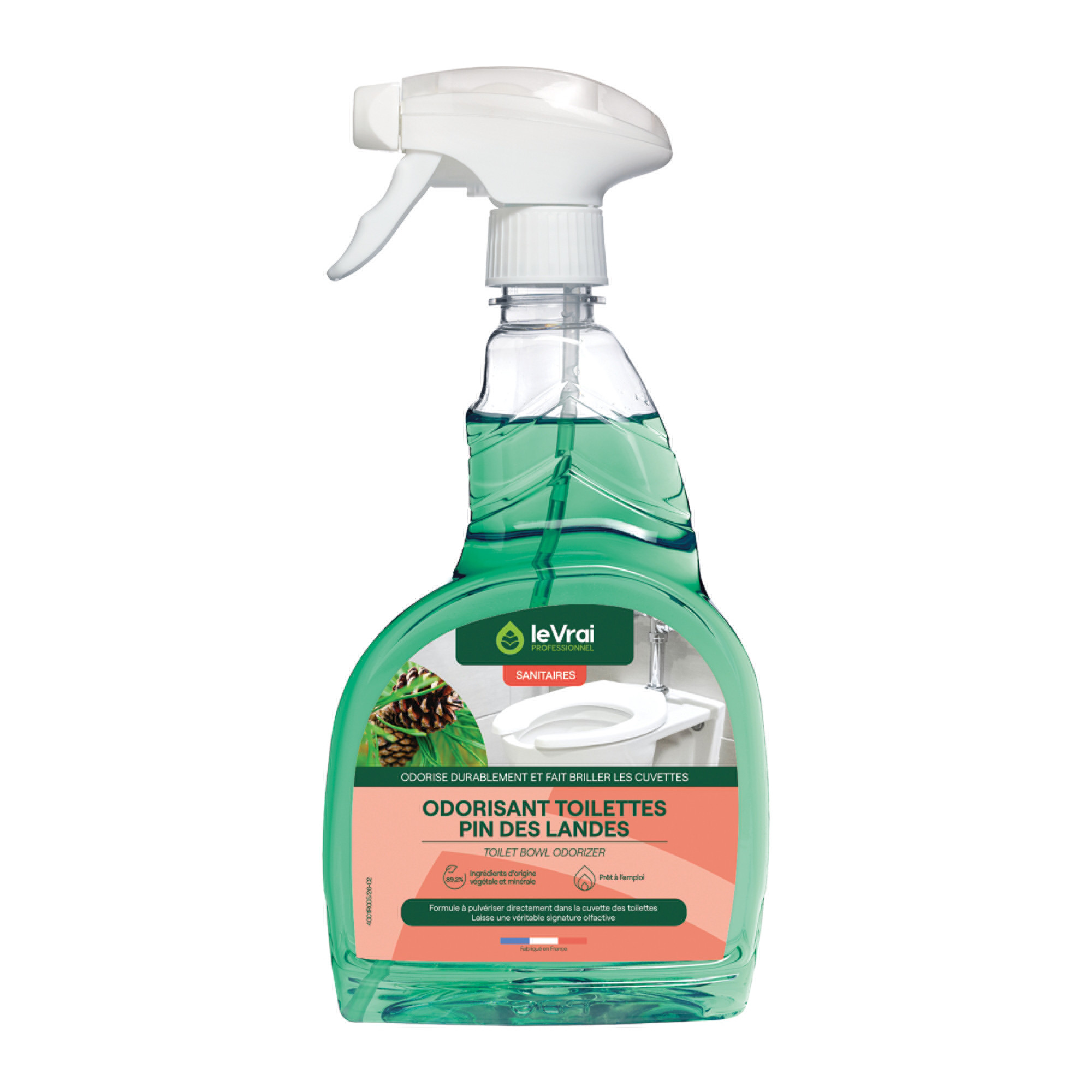 Odorisant toilettes Le Vrai 750 ml