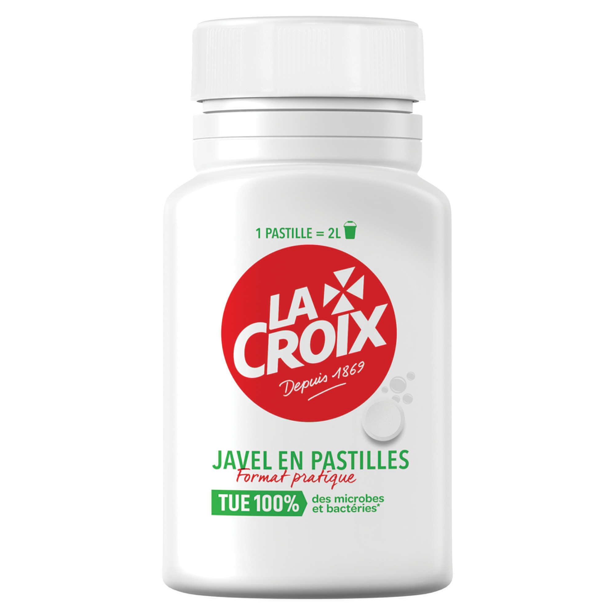 Javel Désinfectant Javel En Pastilles La Croix La Boite De 40 Pastilles - vue 2