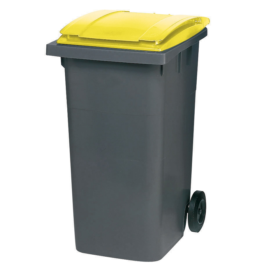 SULO Conteneur 2 roues SULO prise frontale 240 L gris/ jaune