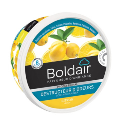 Destructeur d'odeurs en gel Boldair citron 300 g