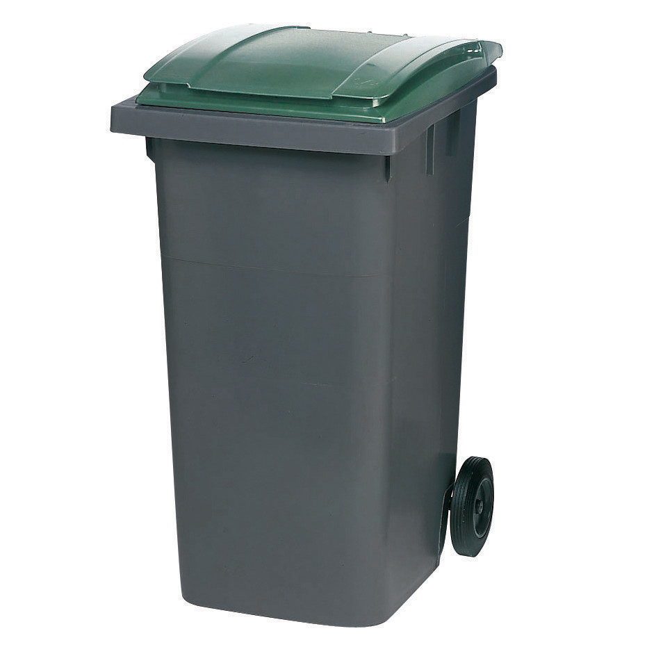 SULO Conteneur 2 roues SULO prise frontale 240 L gris/ vert