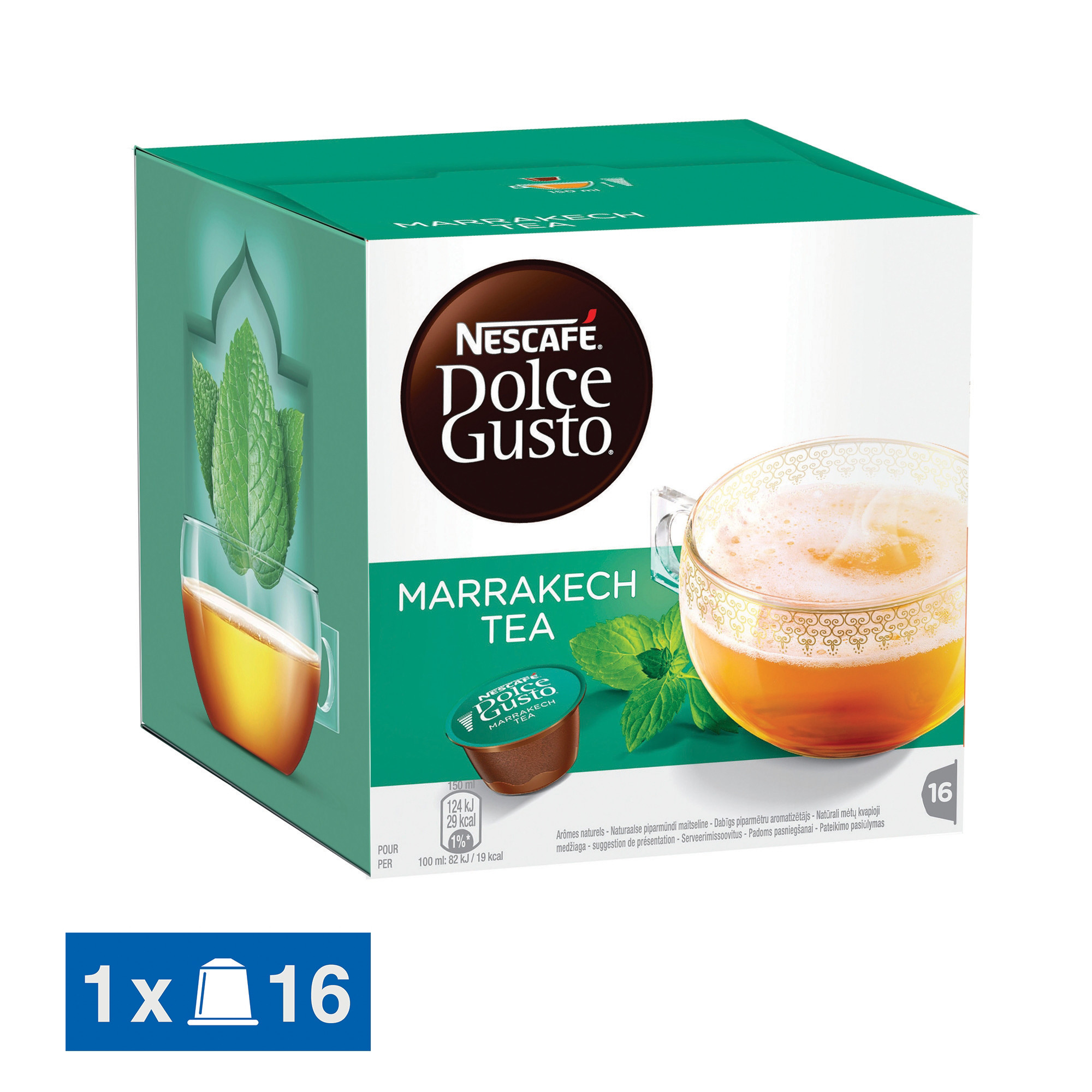 NESCAFE Nescafé Dolce Gusto Thé Marrakech, boîte de 16 capsules