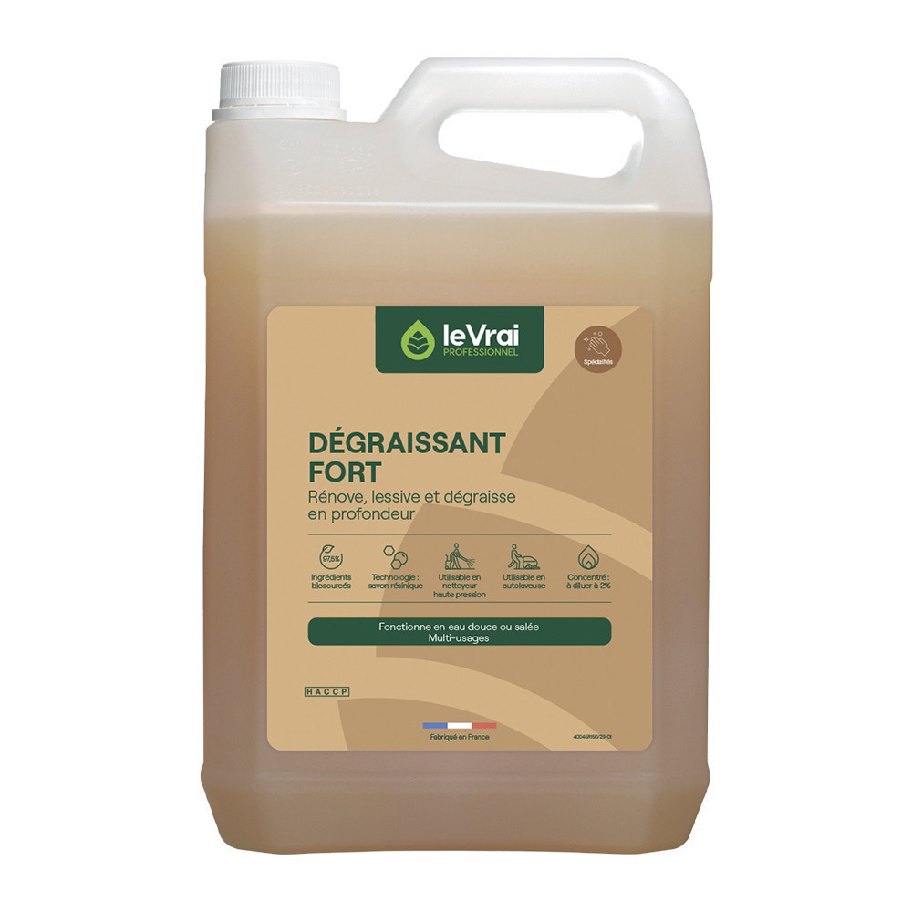 Nettoyant dégraissant fort Le Vrai pin des Landes 5 L
