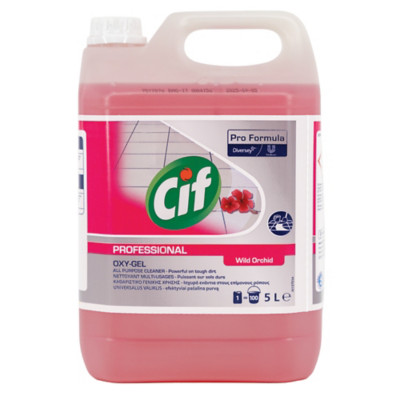 Nettoyant multi-usages parfumé Cif Professional Oxy-Gel orchidées 5 L