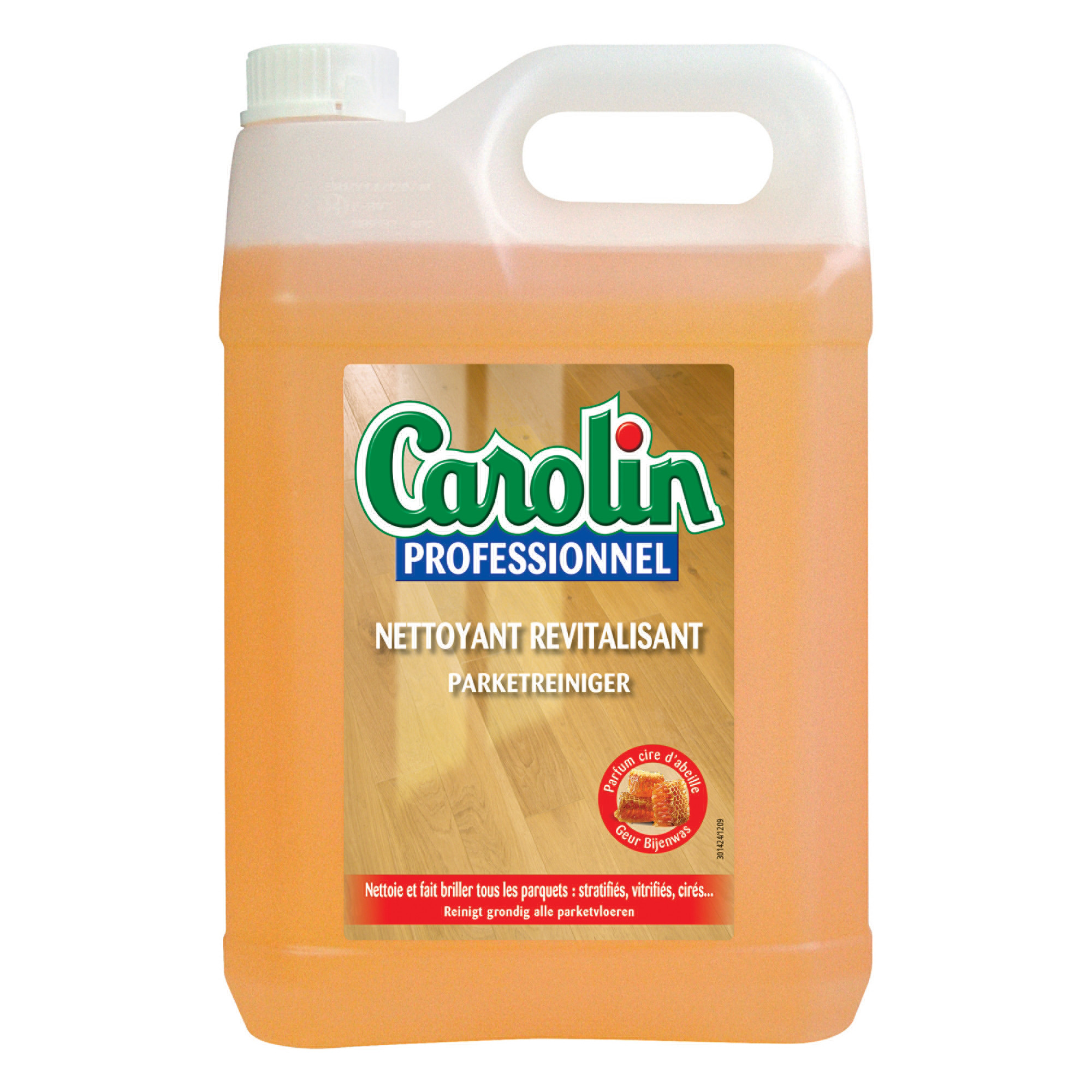 Nettoyant parquets revitalisant à pH neutre Carolin Professionnel 5 L