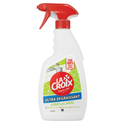 Spray nettoyant ultra dégraissant avec javel La Croix 500 ml