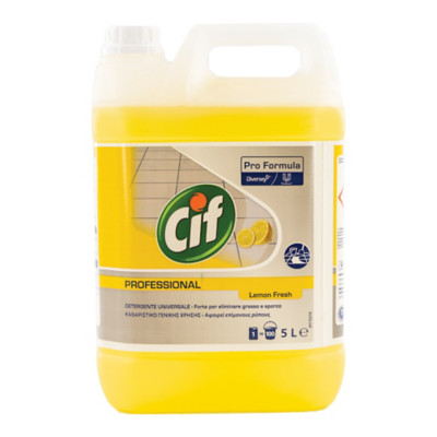 Nettoyant multi-usages parfumé Cif Professionnal citron 5 L