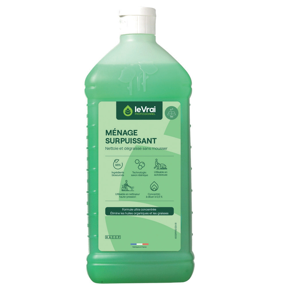 LE VRAI Nettoyant multi-usages parfum HACCP ultraconcentr Le Vrai 1 L