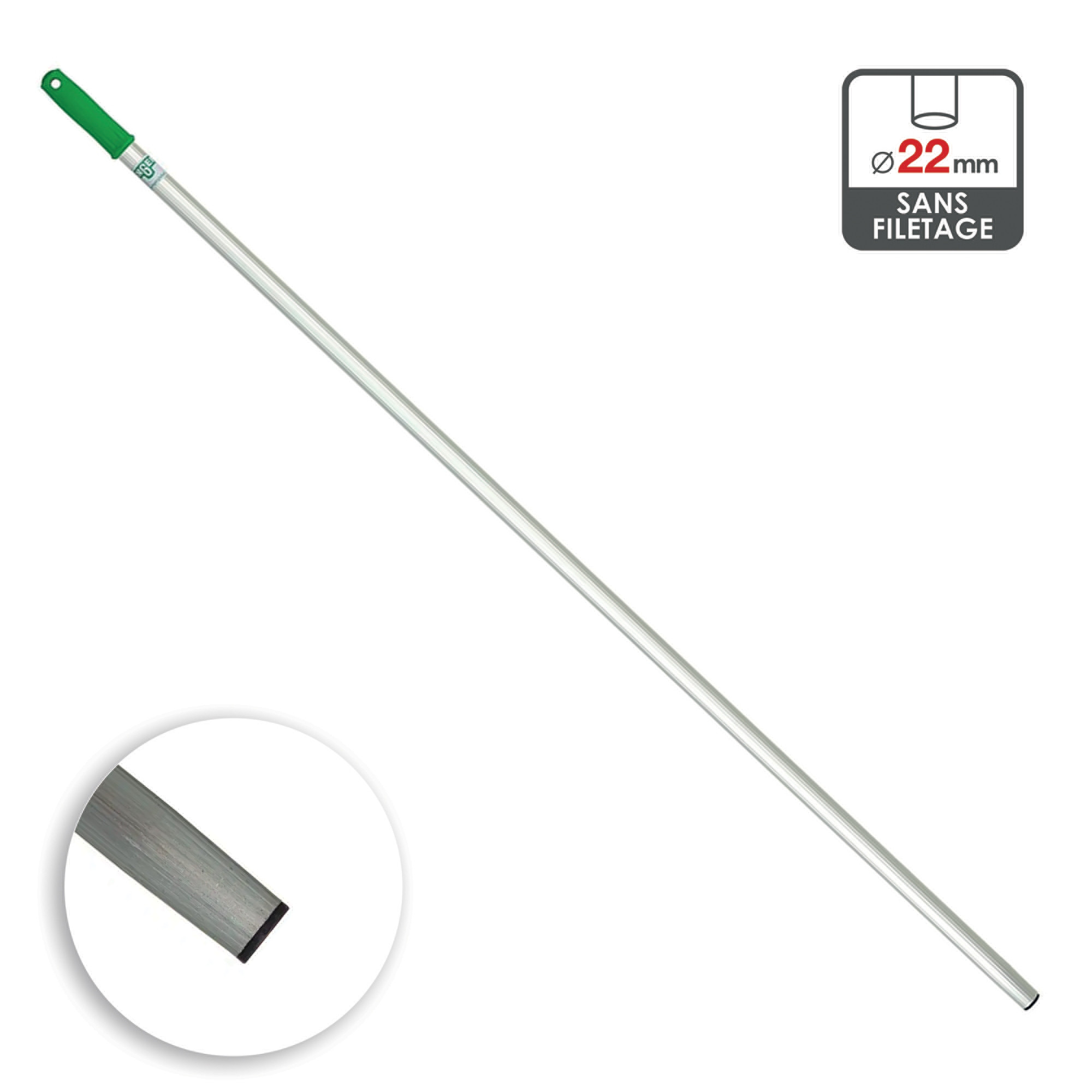 Manche Dural L 1,40 m Ø 22 mm