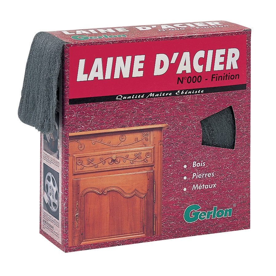 Laine d'acier récurage délicat boîte distributrice de 500 g