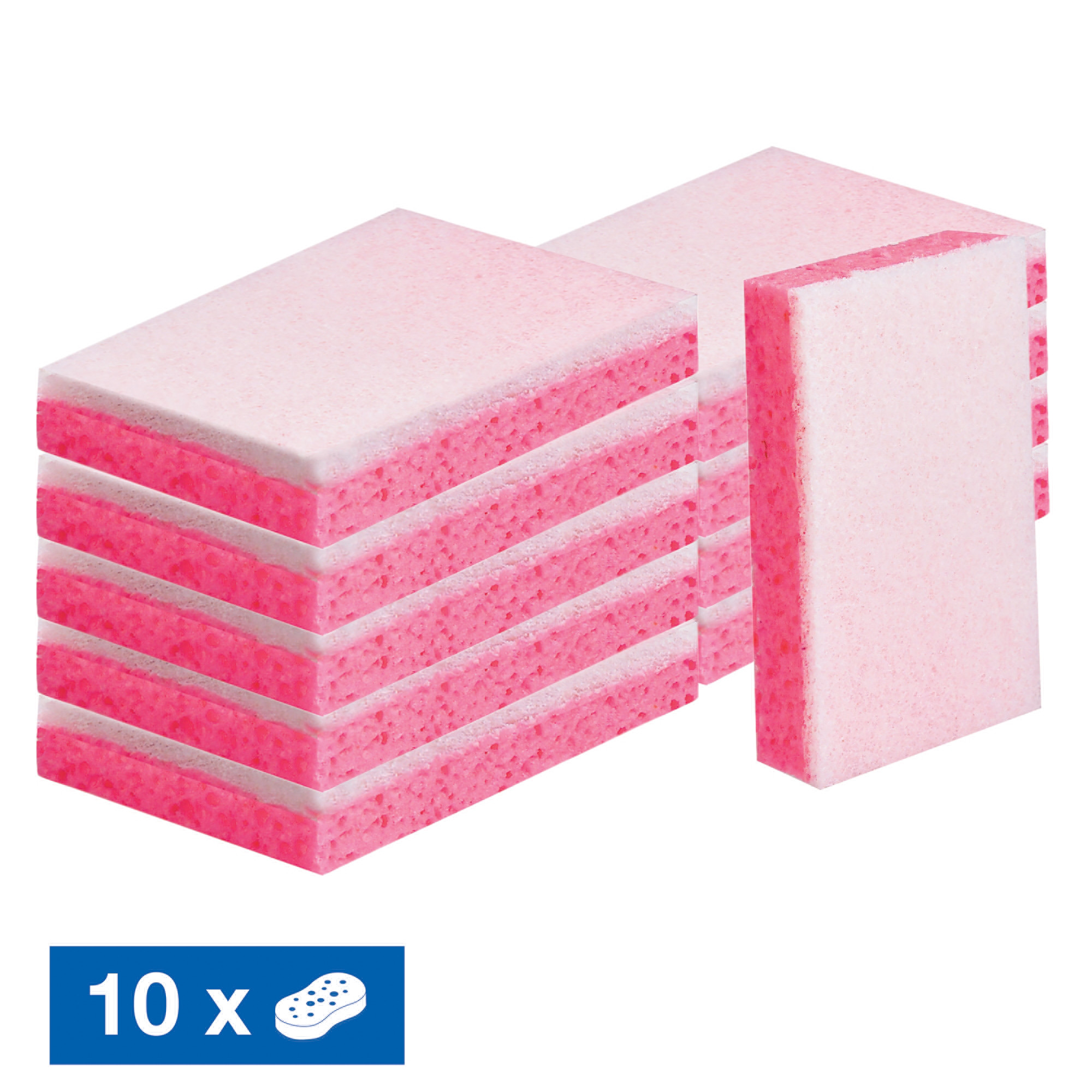 3M 10 tamponges 3M Scotch-Brite blancs