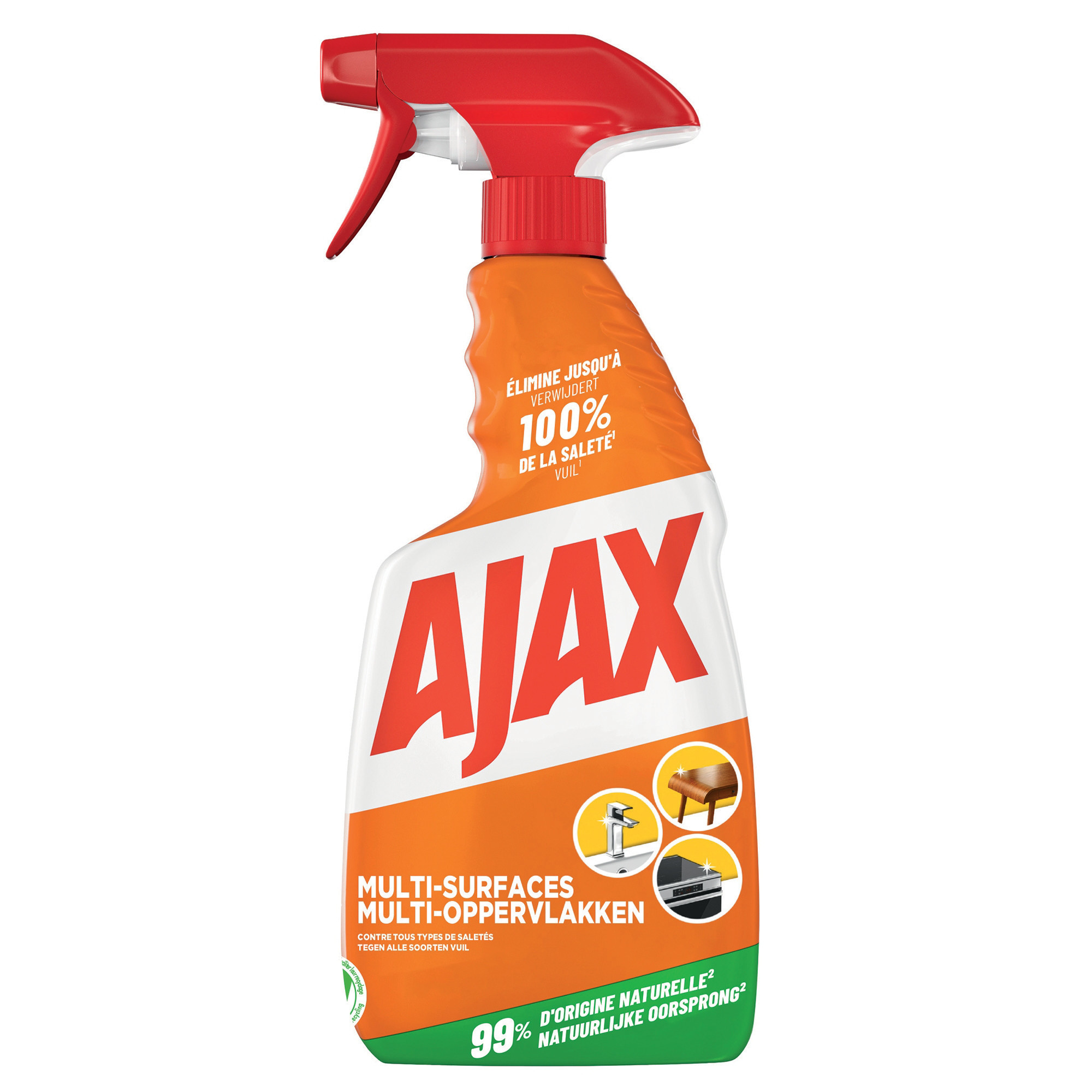 AJAX Nettoyant multi-usages végétal Ajax 500 ml