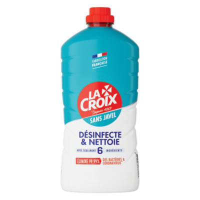 Nettoyant multi-usages désinfectant sans javel La Croix frais 1 L