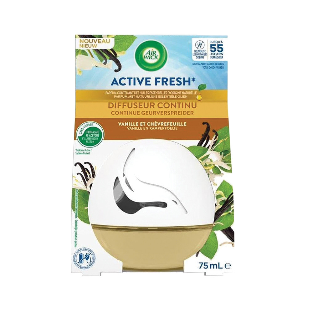 Diffuseur de parfum Air Wick Decosphere vanille et chèvrefeuille 75 ml