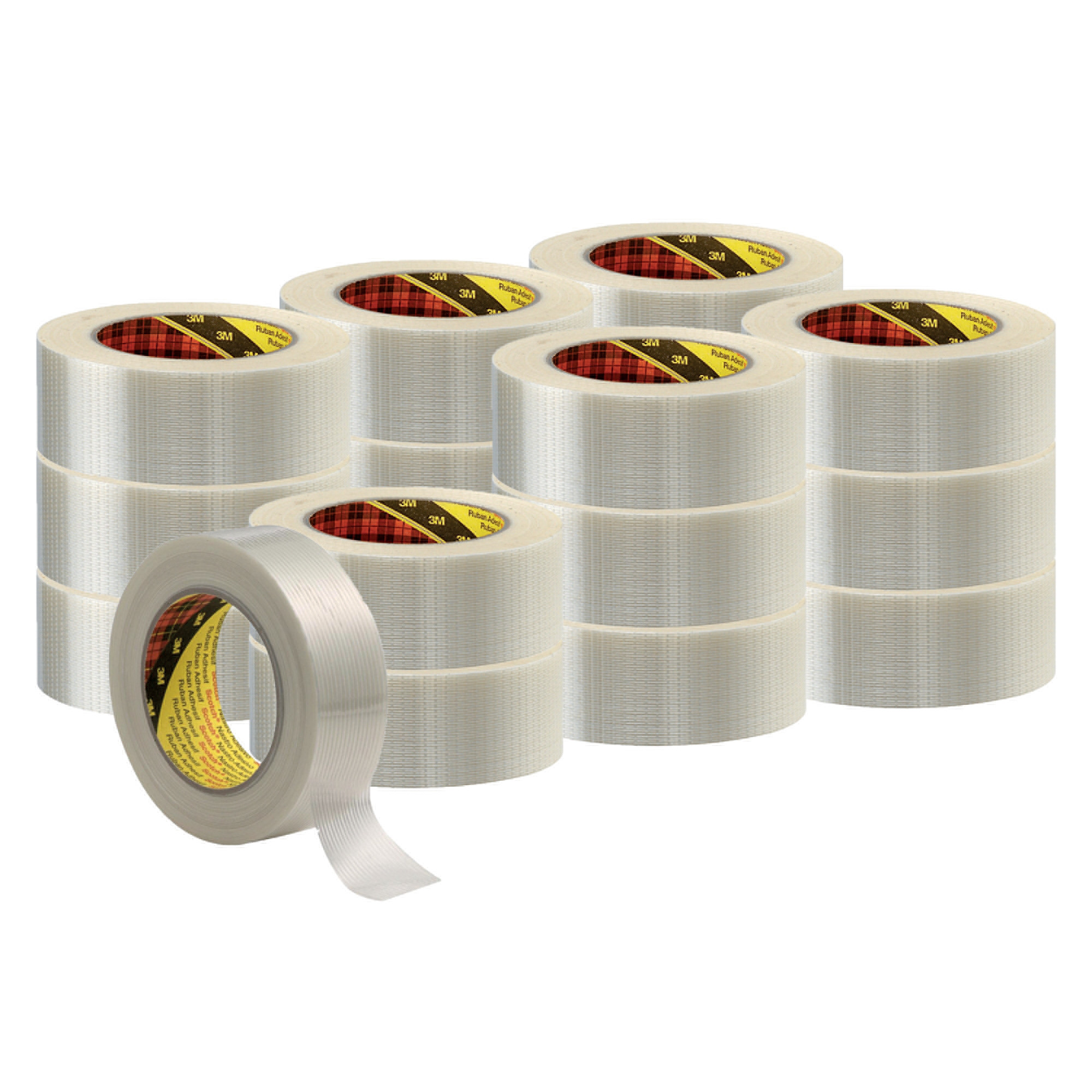 Rubans adhésifs armés Scotch™ 8956 50 mm x 50 m, lot de 18