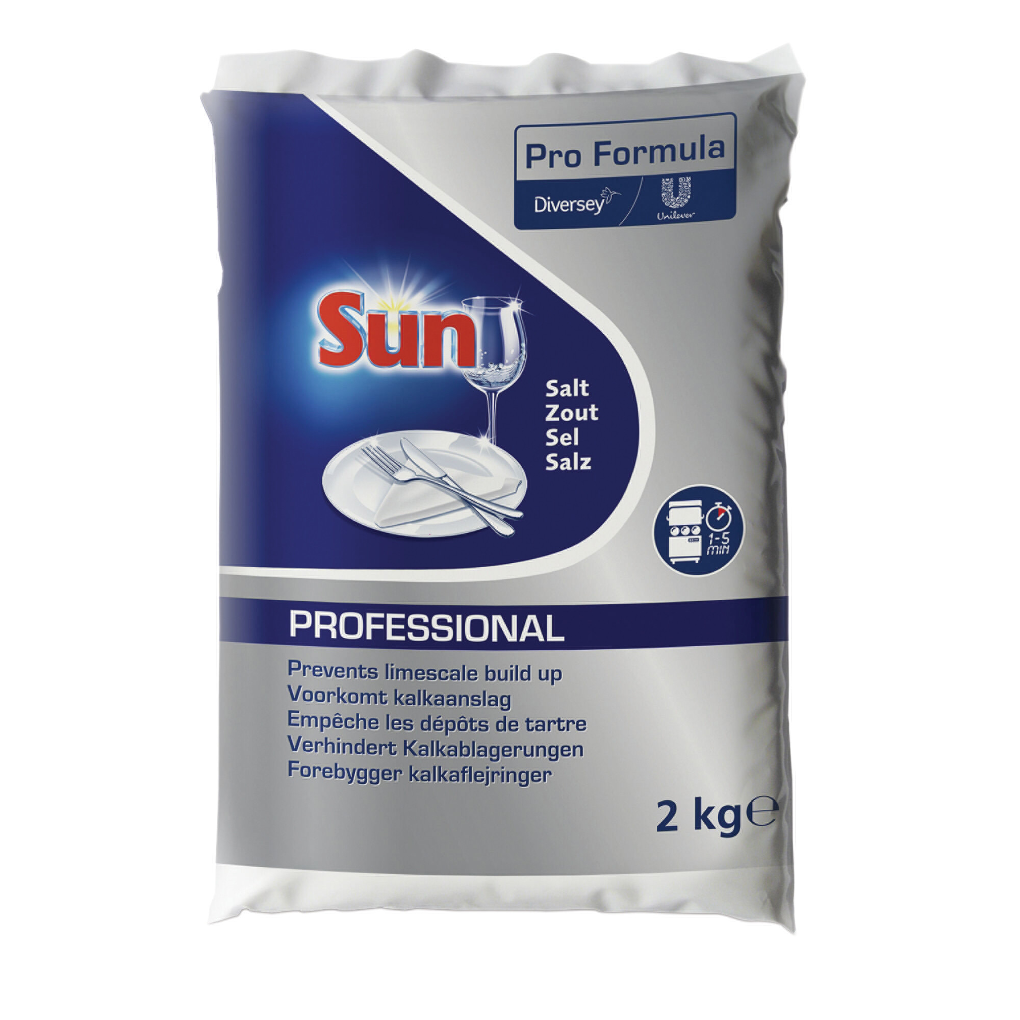 SUN Professional Sel régénérant pour lave vaisselle anticalcaire 2 kg - vue 2