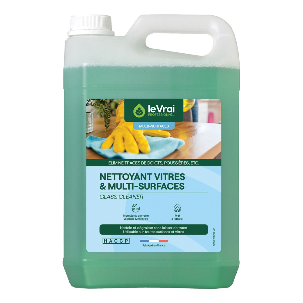 Nettoyant vitres et surfaces HACCP Le Vrai pin des Landes 5 L
