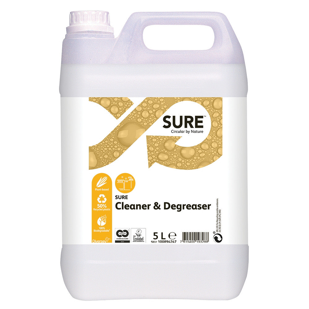 DIVERSEY Nettoyant dgraissant multi-surfaces SURE 5 L