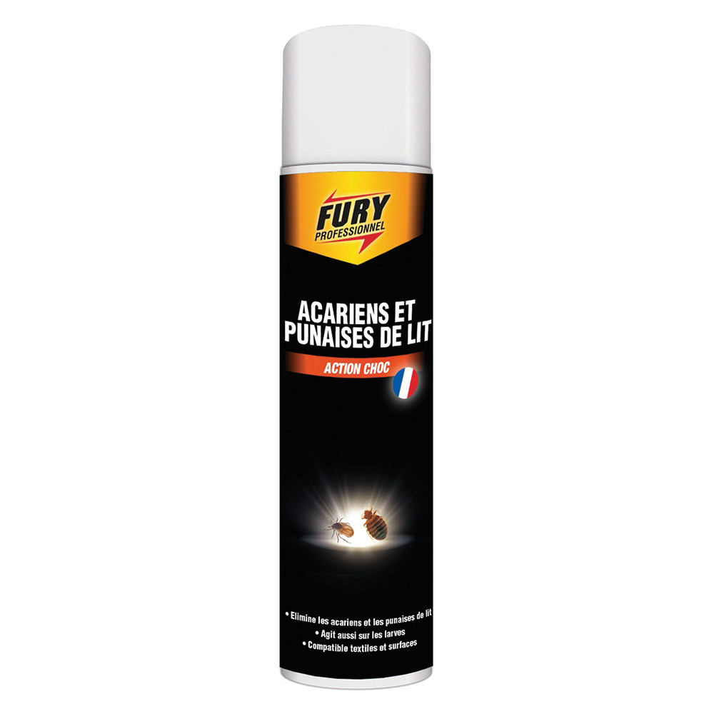 Anti-acariens et anti-punaises de lit Fury 500 ml