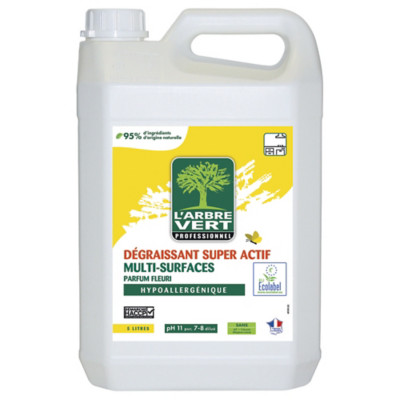 Nettoyant dégraissant surpuissant multi-surfaces L'Arbre Vert 5 L