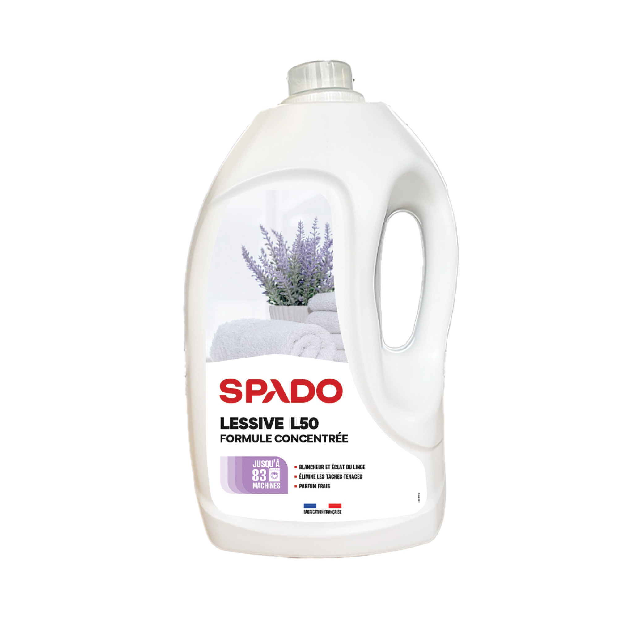 Lessive liquide labellisée concentrée Spado 5 L, 142 lavages