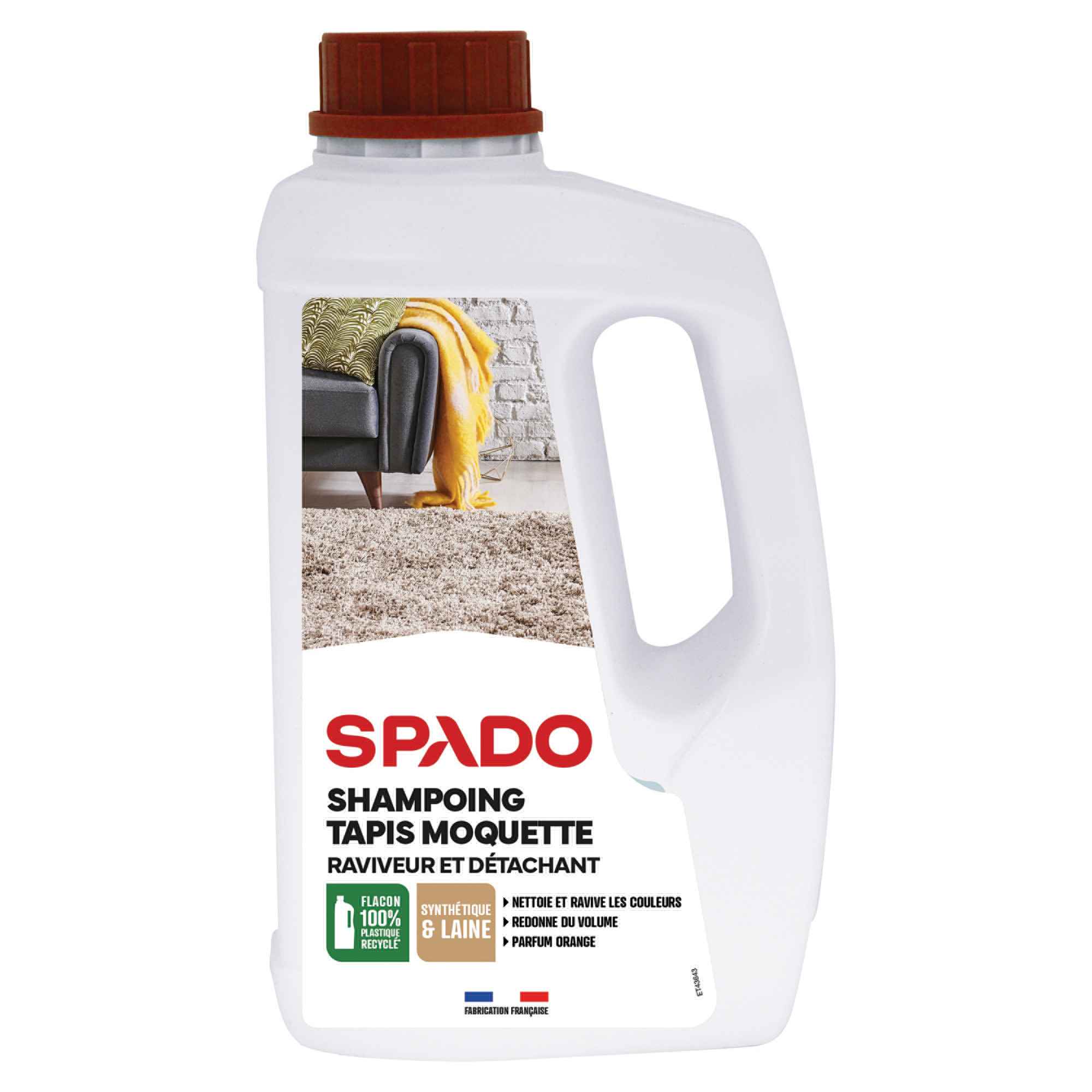 Nettoyant moquette et tapis shampooing biologique Spado 1 L
