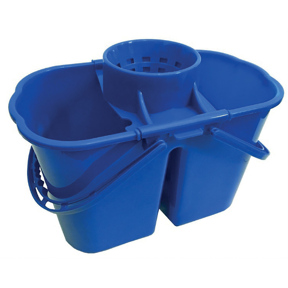 GUIALTO Seau double compartiment 2 x 6 L avec essoreur