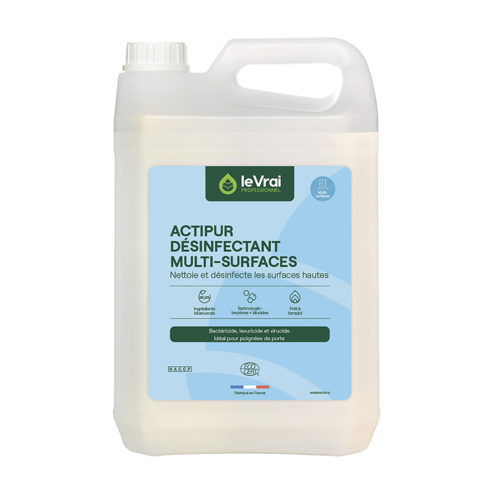 LE VRAI Dsinfectant multi-usages Le Vrai Actipur, bidon de 5 L