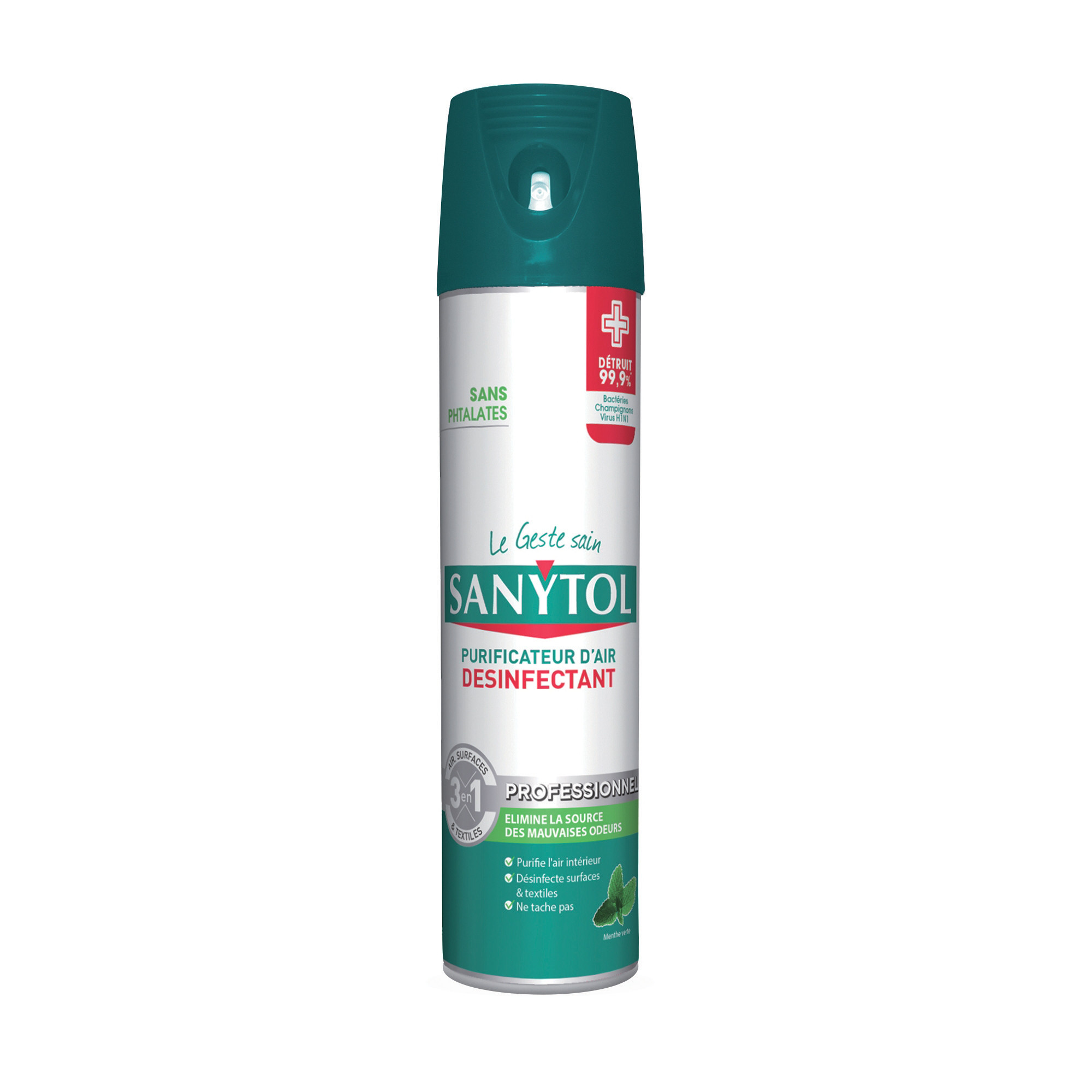 Purificateur d'air surfaces et textiles Sanytol 600ml - vue 2