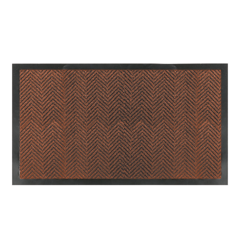 NOTRAX Tapis grattant absorbant chevron marron 90 x 150 cm