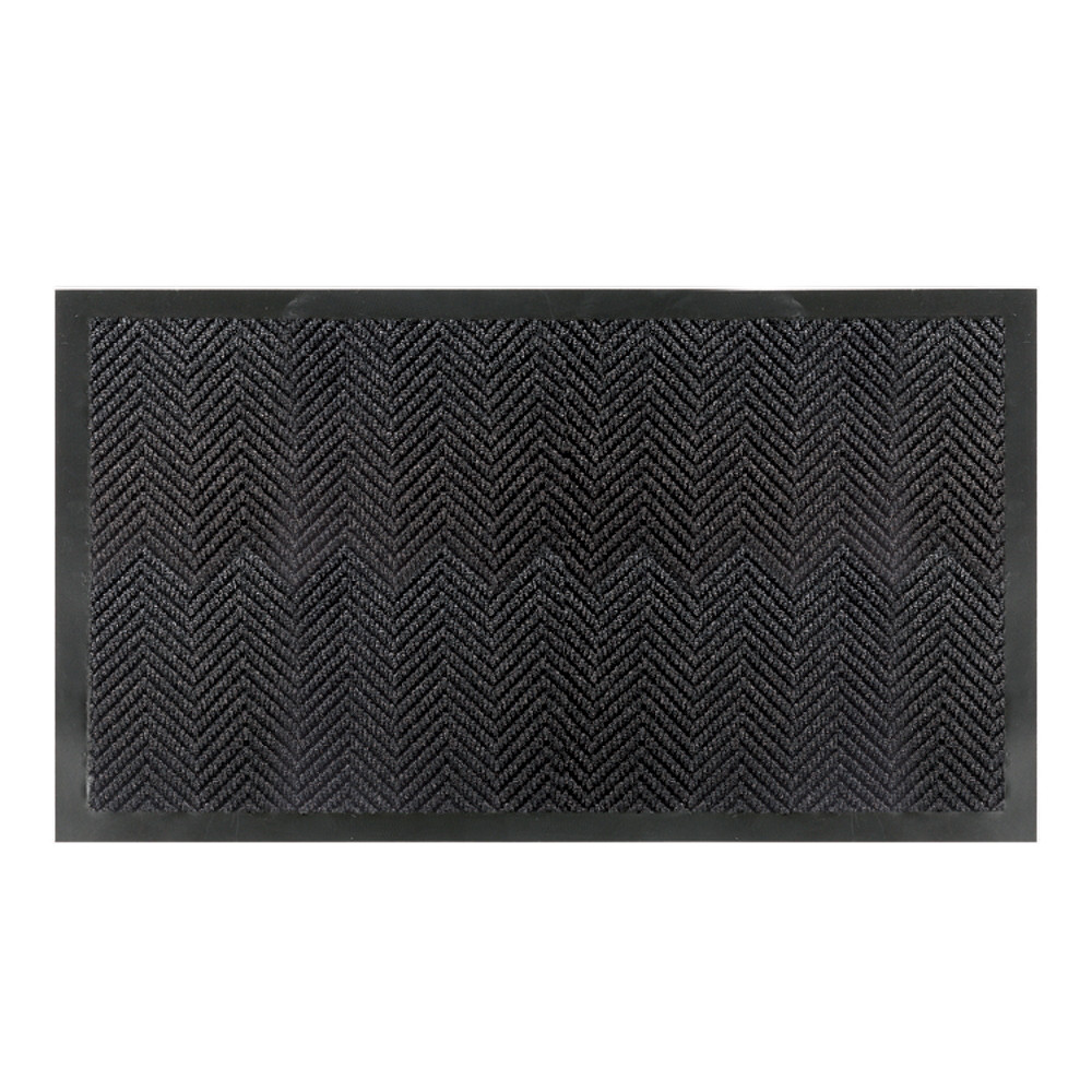 NOTRAX Tapis grattant absorbant chevron anthracite 120 x 180 cm