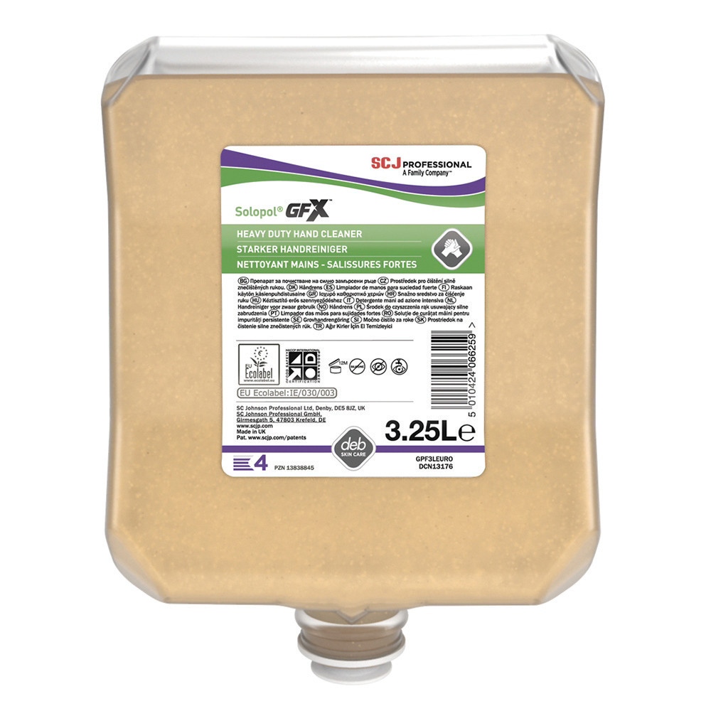 DEB STOKO Savons mousse Deb Solopol GFX 3,25 L, lot de 4 cartouches