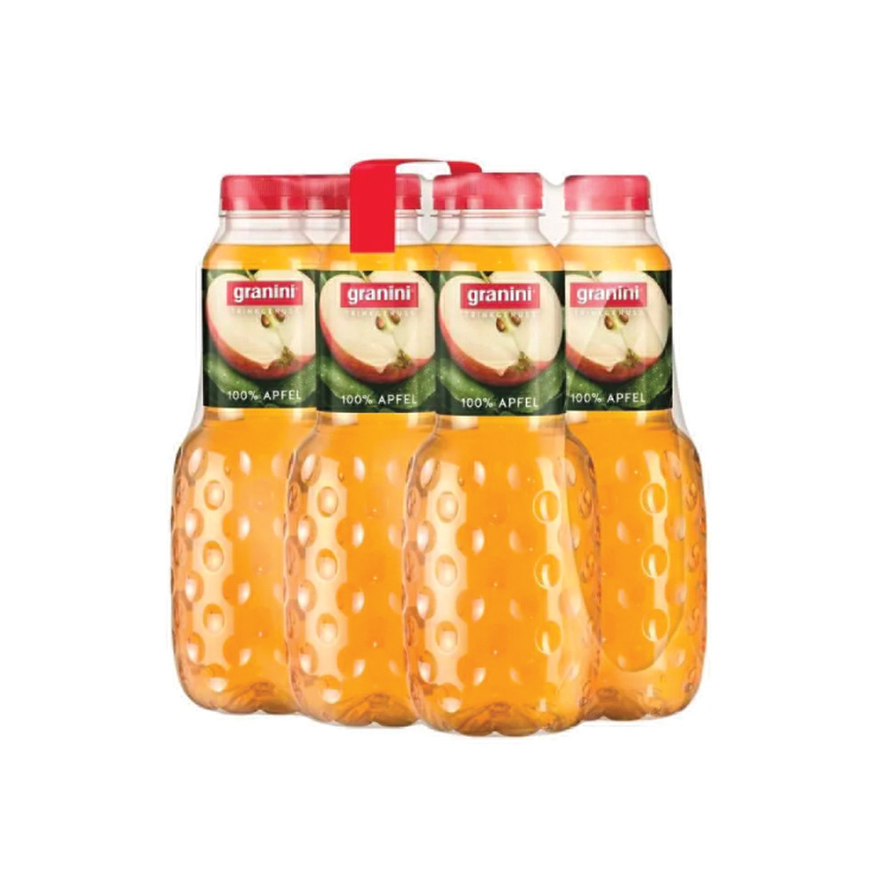 GRANINI Jus de fruits Granini Pomme, en bouteille, lot de 6 x 1 L