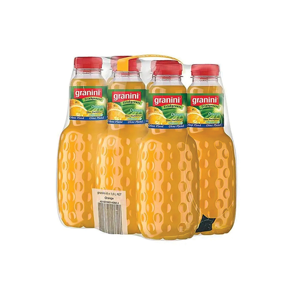 GRANINI Jus de fruits Granini Nectar d'orange, en bouteille, lot de 6 x 1 L