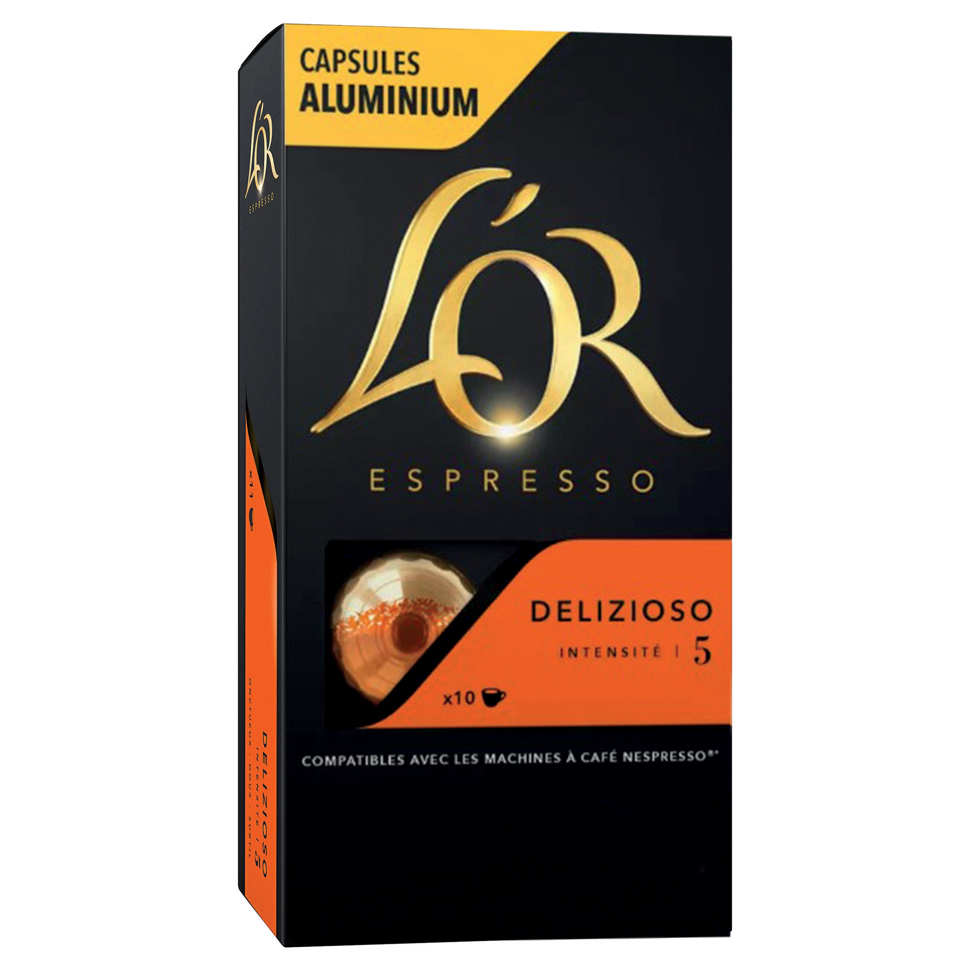 Maison Du Cafe Capsule de café L'Or EspressO Delizioso (lot de 10)