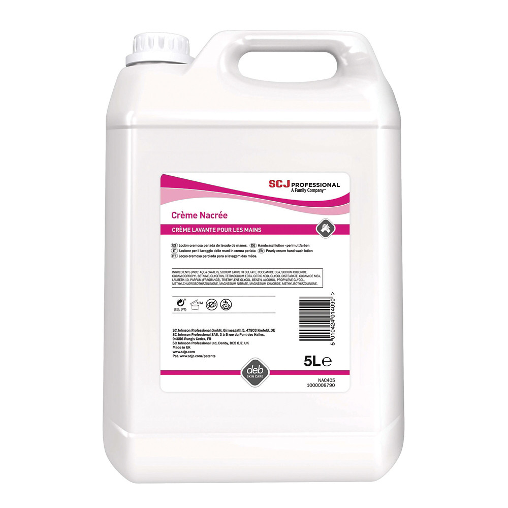 Crme nettoyante Crme Nacre 5 L