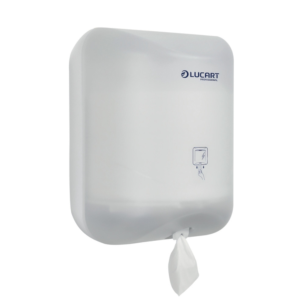 Distributeur papier toilette L-One mini ABS blanc pour bobines