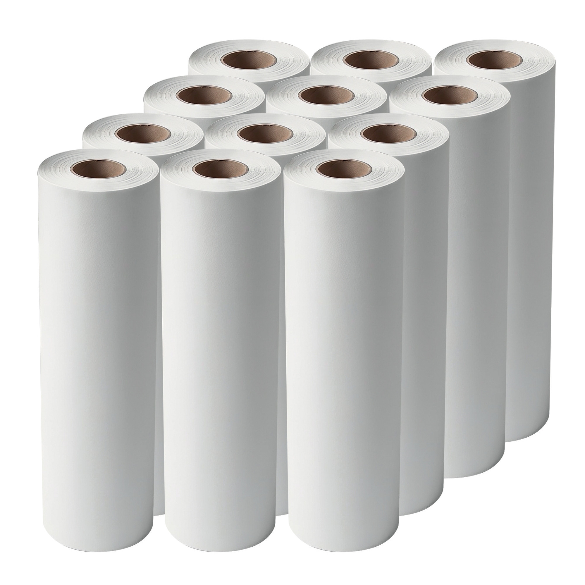 Draps d'examen jetables Papeco recyclés, 12 rouleaux de 108 formats 50 x 34 cm