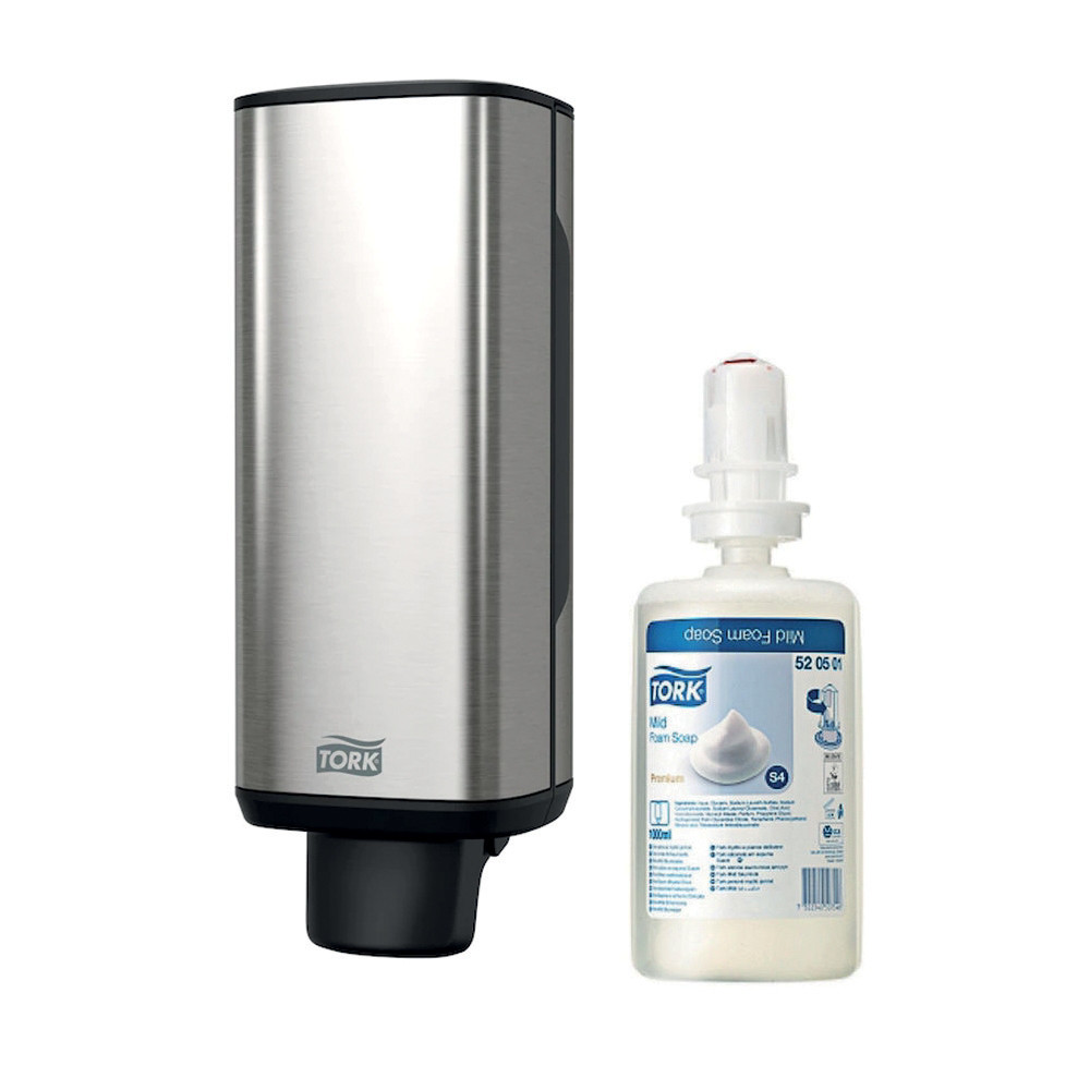 TORK KIT distributeur -50% + 6 cartouches de savon Tork