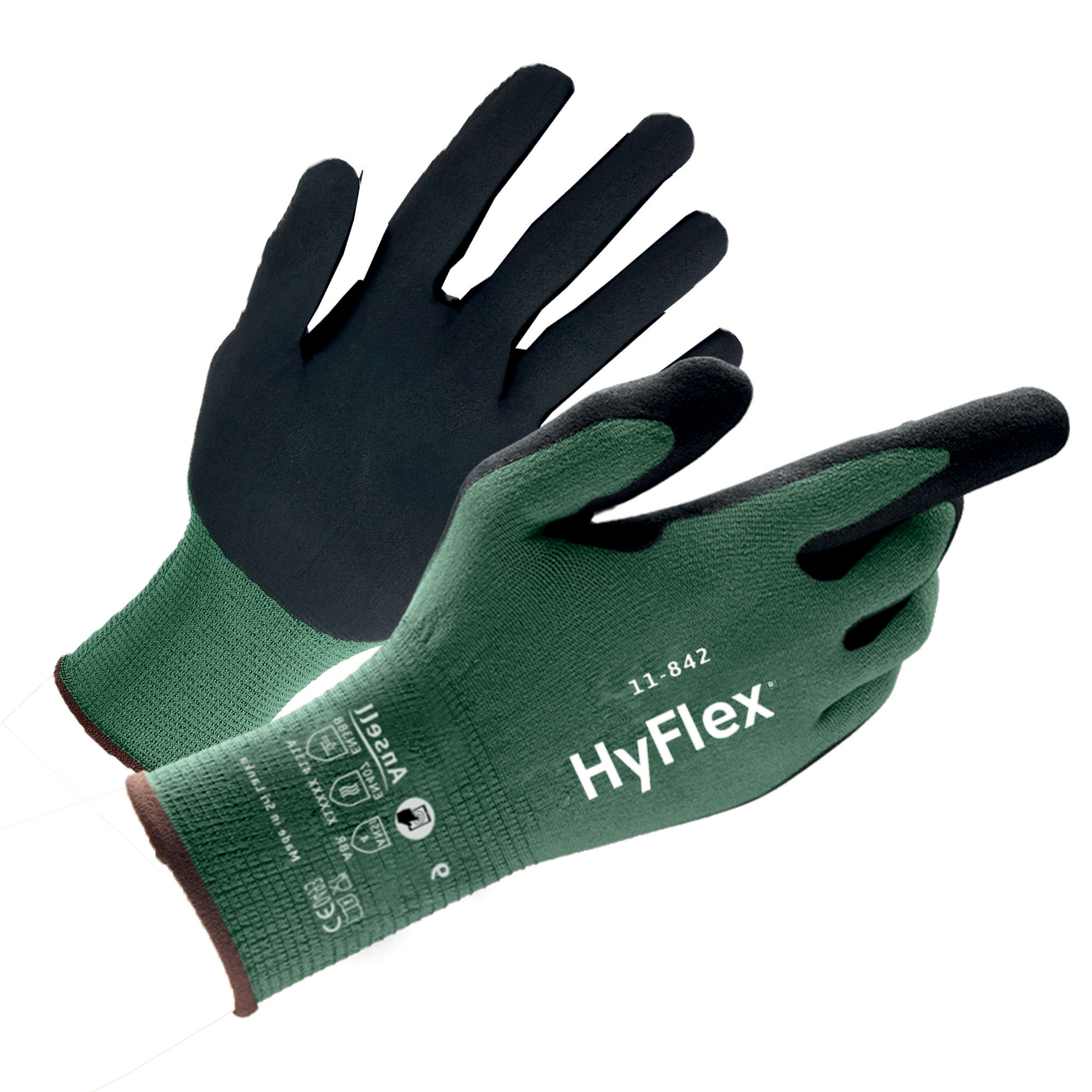 Gants à usages multiples Ansell Hyflex taille 7, lot de 12 paires