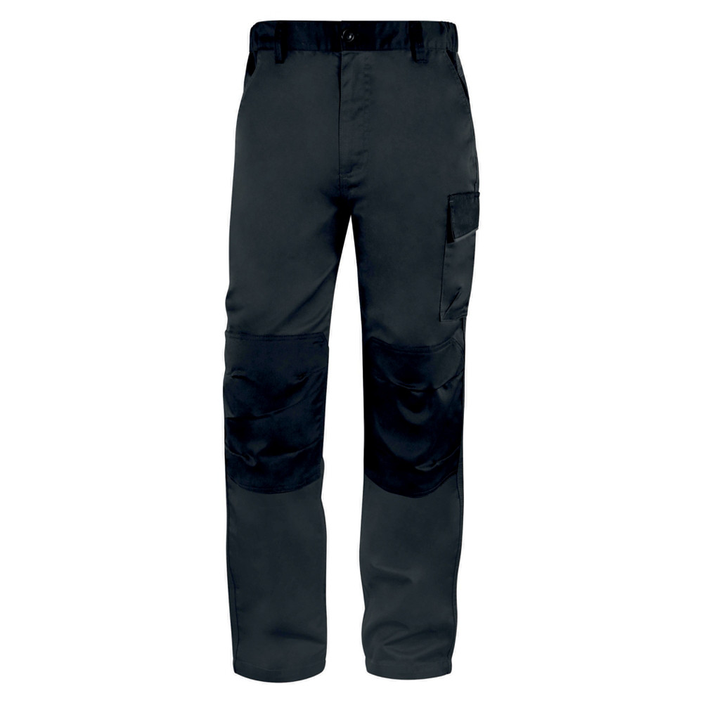 PANOPLY Pantalon de travail polycoton gris et vert Panostyle, DeltaPlus, taille M