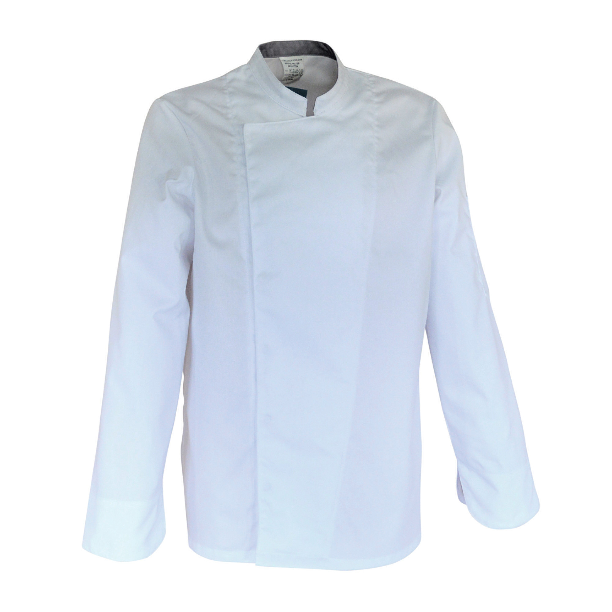 Veste cuisinier Cookie mixte polycoton blanche, taille 6