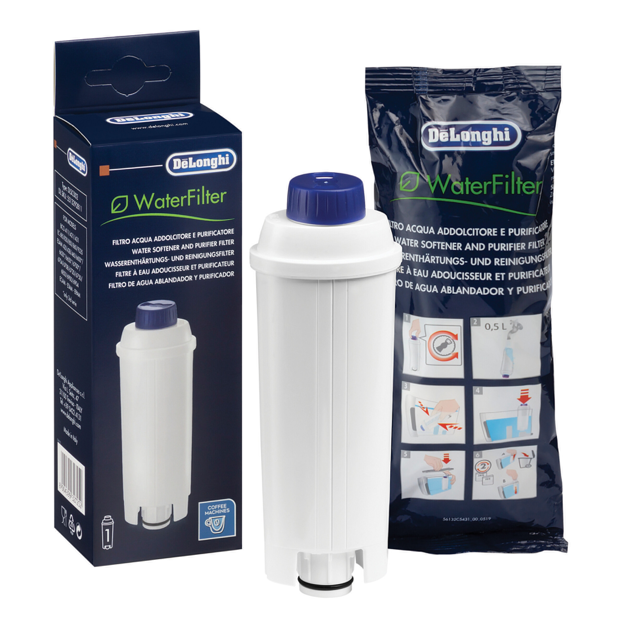 Filtre à eau De?Longhi pour machine à café